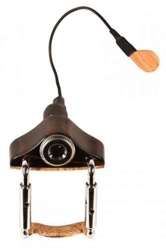 KNA VV-3 звукосниматель для скрипки / альта, пассивный, разъем 1/4' джек, деревянная отделка