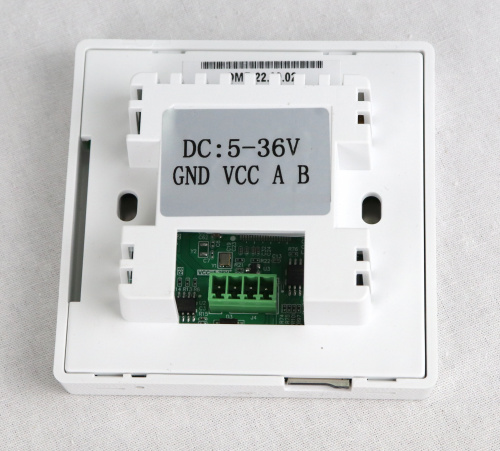 Audiocenter AWP-2 настенный контроллер 4"сенсорная-панель, протокол RJ485, цвет белый фото 3