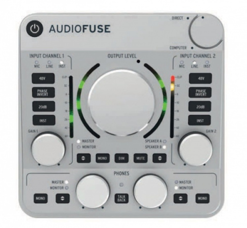 Arturia Audiofuse Space Gray Аудио интерфейс, 24бит/192кГц, 14x14 (аналоговых 4x4) входов/выходов, 2