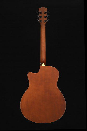 KEPMA A1CE Natural Matt электроакустическая гитара, цвет натуральный, в комплекте 3м кабель фото 3