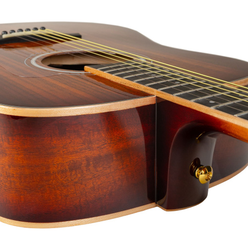 ROCKDALE Aurora D7 Koa ASB Акустическая гитара. Форма корпуса Dreadnought. Цвет санберст. Глянцевое покрытие. Верхняя дека из ели с верхним слоем из к фото 5