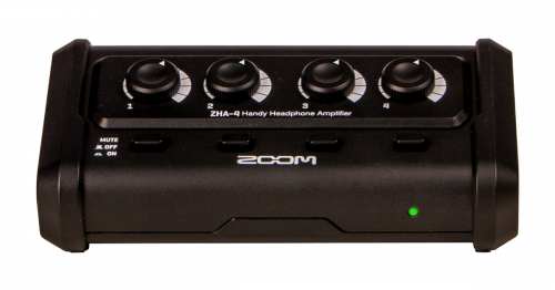 Zoom ZHA-4 усилитель распределитель для наушников Вход: 3,5 мм миниджек Выход: 3,5 мм миниджек