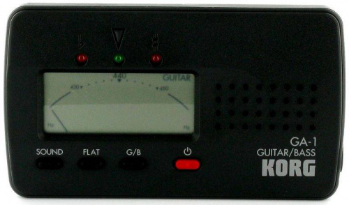 KORG GA-1 цифровой тюнер для гитары/бас-гитары. Жидкокристаллический псевдо-стрелочный дисплей с повышенным разрешением и точностью. Эксклюзивный режи фото 4