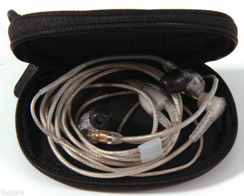 SHURE SE215-CL головные телефоны с одним драйвером, отсоединяемым кабелем, прозрачные фото 5