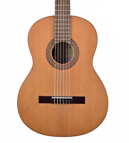 MANUEL RODRIGUEZ C1S CUT Классическая гитара с вырезом с звукоснимателем, топ из кедра, задняя дека и обечайка - палисандр, накл фото 3