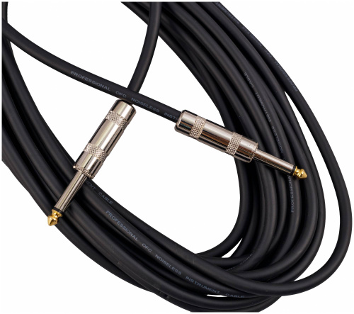 Stands&Cables GC-003-7 кабель распаянный инструментальный Jack-Jack,7 м. разъемы позолоченные, р фото 2
