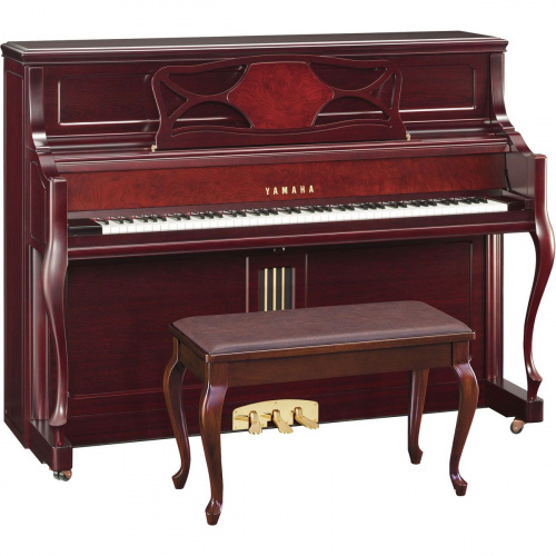 Yamaha M3 SM пианино 118см, красное дерево сатинированное, с банкеткой
