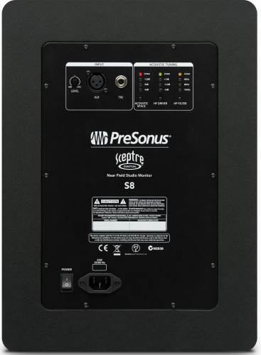 PreSonus Sceptre S8 активный студийный монитор (bi-amp) 8"+1" 90+90Вт 38-23000Гц 116дБ(пик) фото 3