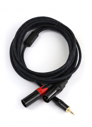 AuraSonics J35Y2XM-3-LONG Y-кабель jack 3.5 — 2 x XLR, 3м, до 50 В фото 2