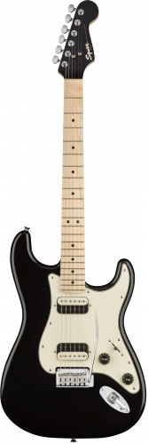 Fender Squier Contemporary Stratocaster HH, Maple Fingerboard, Black Metallic Электрогитара Stratocaster, звукосниматели HH, цвет черный металлик