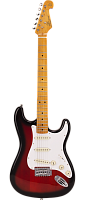 SX SST57+/2TS Электрогитара, stratocaster, корпус: ольха, гриф: клён, накладка: клён, 21 лад, колки: хром, датчики: S, S, S, регуляторы: 2 тон, 1 гром