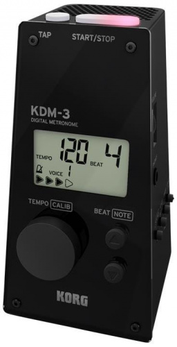 KORG KDM-3-BK цифровой метроном, цвет черный