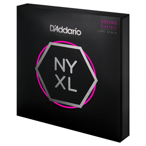 D'Addario NYXL45100 струны для бас-гитары ,Long Scale, Regular Light фото 3