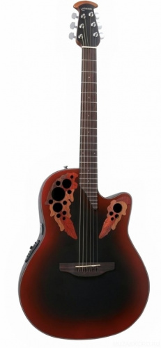OVATION CE44-RRB Celebrity Elite Mid Cutaway Reversed Redburst электроакустическая гитара (Китай)