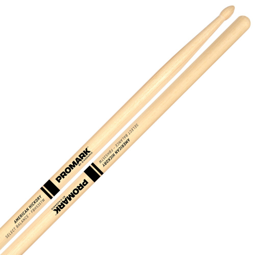 PROMARK FBH535TW барабанные палочки Hickory, Forward Balance, деревянный наконечник (teardrop)