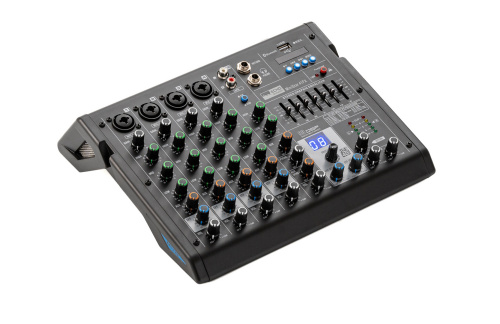 Echo Acoustic MiniStar 41FX Компактный микшерный пульт, 4xмик, +48V, 1xСтерео, 1 AUX-шина, процессор эффектов, USB-A, Bluetooth, MP3-Player, 7 GEQ фото 2