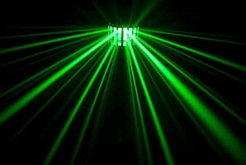 CHAUVET-DJ Mini Kinta LED IRC светодиодный многолучевой эффект. 4 ультраярких 3Вт светодиодов (1R+1G+1B+1W), угол раскрытия 114град, DMX 4 канала, ИК- фото 2