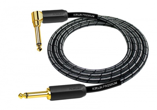 Kirlin IWB-202BEGL 6M BM кабель инструментальный Разъемы: 1/4" прямой моноджек 1/4" угловой мон фото 2