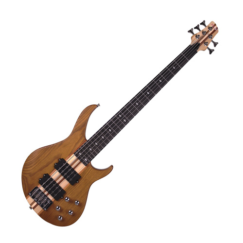 REDHILL JB500/NA бас-гитара 5-стр., H+H, 864 мм, корпус ясень, сквозной гриф клен+махагон, натурал