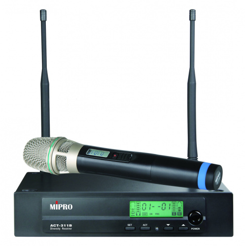 MIPRO ACT-311B/ACT-32H 5A (506-530MHz) Диверситивная одноканальная радиосистема с ручным микрофоном,
