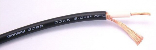 Mogami 3082-00 акустический кабель 2х2 мм2, 6,5 мм. чёрный фото 2