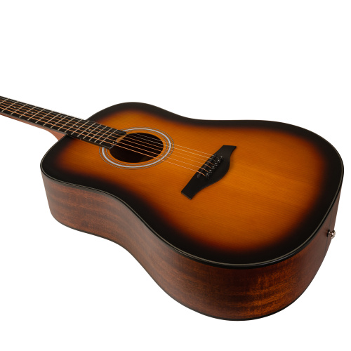 ROCKDALE Aurora D5 SB Satin акустическая гитара, дредноут, цвет санберст, сатиновое покрытие фото 3