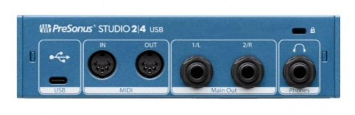 PreSonus Studio 24 аудио/MIDI интерфейс, USB 2.0, 2 вх/2 вых канала, предусилители XMAX, до 24 бит/1 фото 2