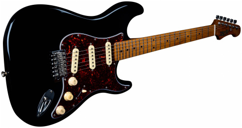 JET JS-300 BK электрогитара, Stratocaster, корпус липа, 22 лада,SSS, tremolo, цвет BK фото 3