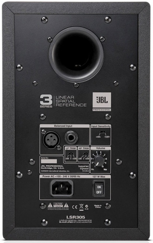JBL LSR305 активный студийный монитор фото 5
