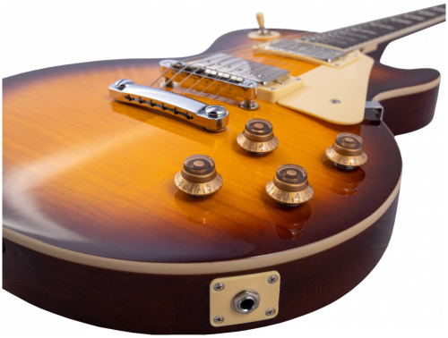 JET JL-500 VS электрогитара, Les Paul, корпус красное дерево, HH, цвет VS фото 4