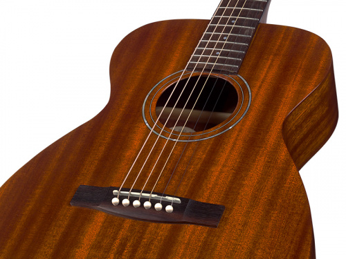GUILD M-120 акустическая гитара формы Grand Concert, материал - массив махагони, цвет - натуральный фото 5