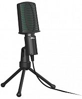 RITMIX RDM-126 Black-Green Проводной микрофон, конденсаторный, всенаправленный, -30±3dB (0dB=1V / Pa на 1kHz), 50Hz-16kHz, до 2.2 k?, 3,5 мм, 1,8 м, п