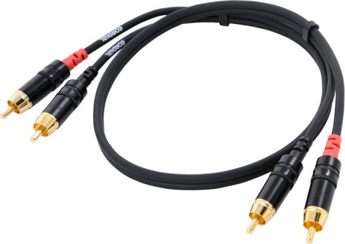 Cordial CFU 0,6 CC кабель RCA/RCA, 0,6 м, черный
