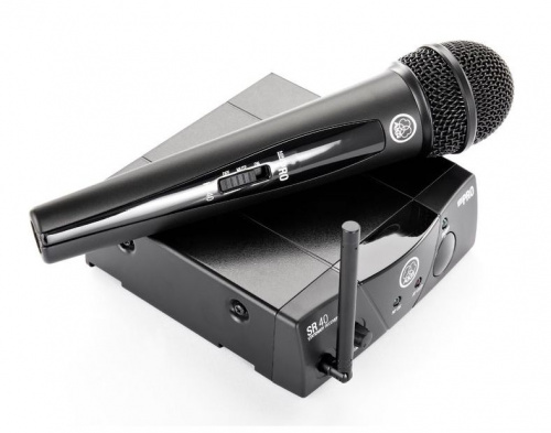 AKG WMS40 Mini Vocal Set BD US45C (662.300) вокальная радиосистема с приёмником SR40 Mini и ручным передатчиком с капсюлем D88 фото 2