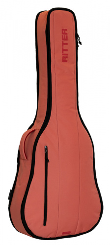 Ritter RGE1-D/FRO Чехол для акустической гитары серия Evilard, защитное уплотнение 13мм+10мм, цвет Flamingo Rose фото 2
