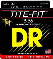 DR MEH-13 серия Tite-Fit для электрогитары, никелированные, Super Heavy (13-56)