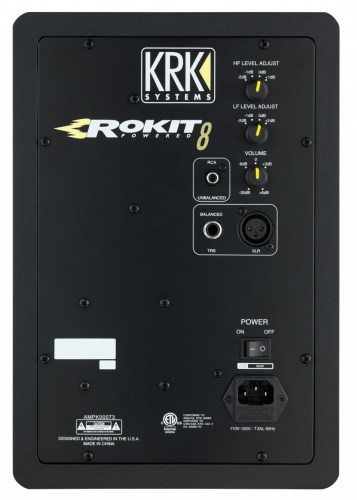 KRK RP8G3 Активный 2-х полосный (Bi-Amp) 8-ми дюймовый студийный звуковой монитор фото 3