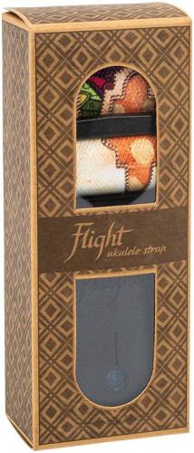 FLIGHT S35 MARIGOLD ремень для укулеле, материал полипропилен, цвет оранжевый фото 2