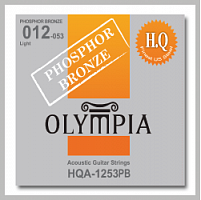 Olympia HQA 1253PB Струны для акустической гитары, Phosphor Bronze, 12-53