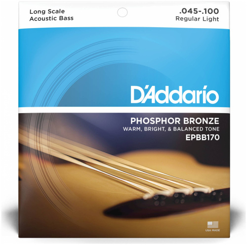 D'Addario EPBB170 струны для акуст. бас-гит. SOFT, фосфор-бронза 45-100 фото 2