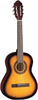 EKO CS-5 Sunburst классическая гитара 3 4, топ агатис, корпус липа, цвет санберст