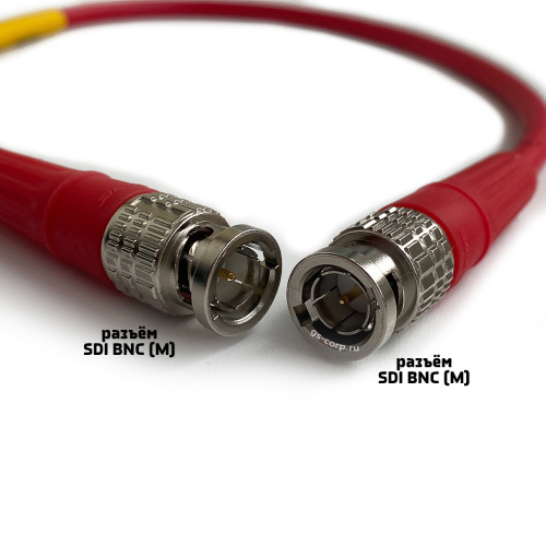 GS-PRO 12G SDI BNC-BNC (mob) (red) 15 метров мобильный/сценический кабель (красный)
