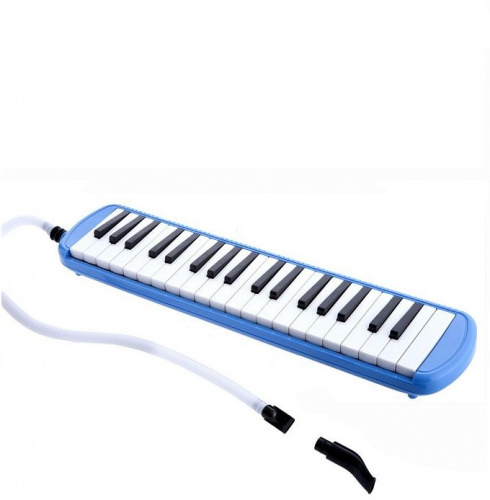 Suzuki Study32 мелодика духовая клавишная 32 клавиши в кейсе/цвет голубой фото 2