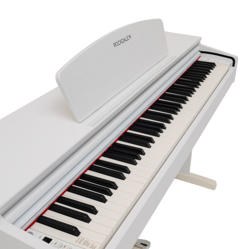 ROCKDALE Etude 128 Graded White цифровое пианино, 88 клавиш, цвет белый фото 6