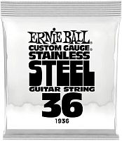 Ernie Ball 1936 струна одиночная для электрогитары Серия Stainless Steel Калибр: 36 Сердцевина: