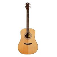 ROCKDALE Aurora D6 Satin NAT акустическая гитара дредноут, цвет натуральный, сатиновое покрытие