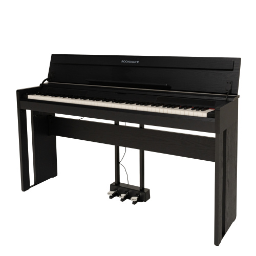 ROCKDALE Virtuoso Black, цифровое пианино, 88 клавиш, цвет черный фото 5