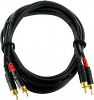 Cordial CFU 3 CC кабель RCA/RCA, 3,0 м, черный