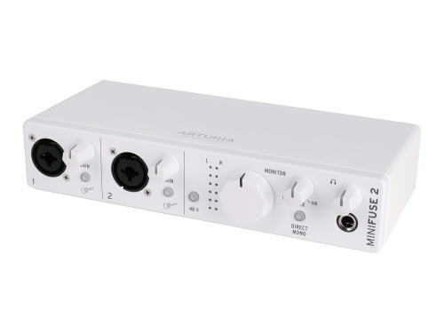 Arturia MiniFuse 2 White USB аудио интерфейс фото 3