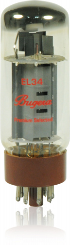 Bugera EL34-4 четыре подобранных электронных лампы, пентод, для выходных каскадов фото 2